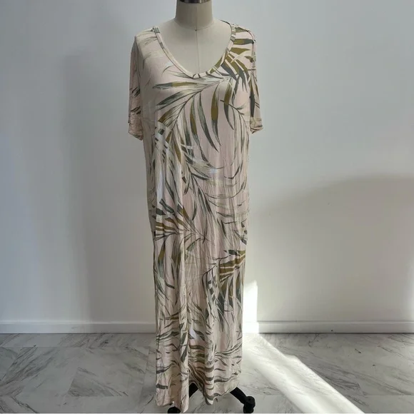 knee length dresses for ladies Georgia Maxi Dress in Blush
